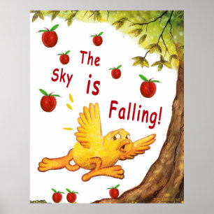 Himmlen faller poster