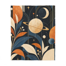 Himmlig Art Deco Botanisk Rymddesign