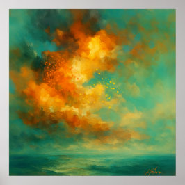 Himmlig Extas Abstract Poster