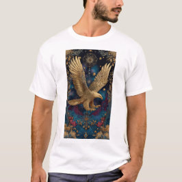 Himmlig konst med gyllene örn t shirt