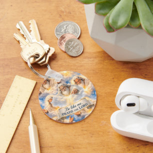 Himmlig kristen nyckelring nyckel