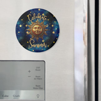Himmlig sommar Firande sommar Magnet