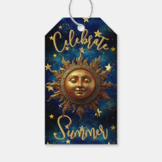 Himmlig sommar Firande sommar Presentetikett