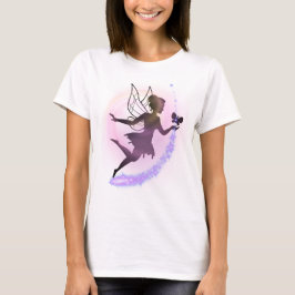 Himmlisk Älva – Eterisk Feminim Fantasi Konstarbet T Shirt