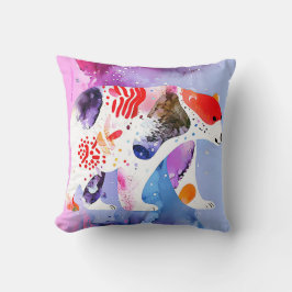 Himmlisk björn med ett leende          kudde