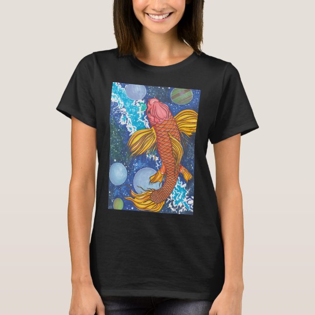 Himmlisk simning t shirt (Framsida)