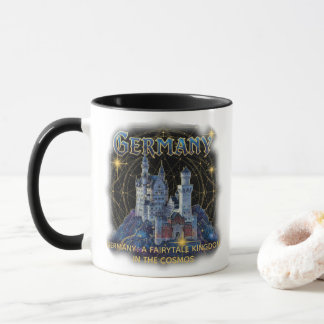Himmliska Tyskland Neuschwanstein Slott Konst Mugg