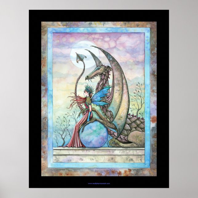 Himmlska följeslagare Fairy Dragon Affisch (Framsidan)