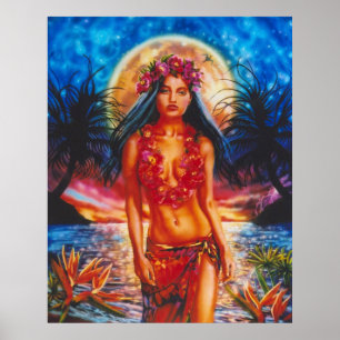 Hina av Lisa Iris Poster