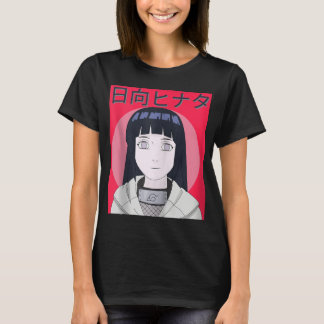 Hinata Hyuga Cute Japanska Anime Manga Kawaii T Shirt