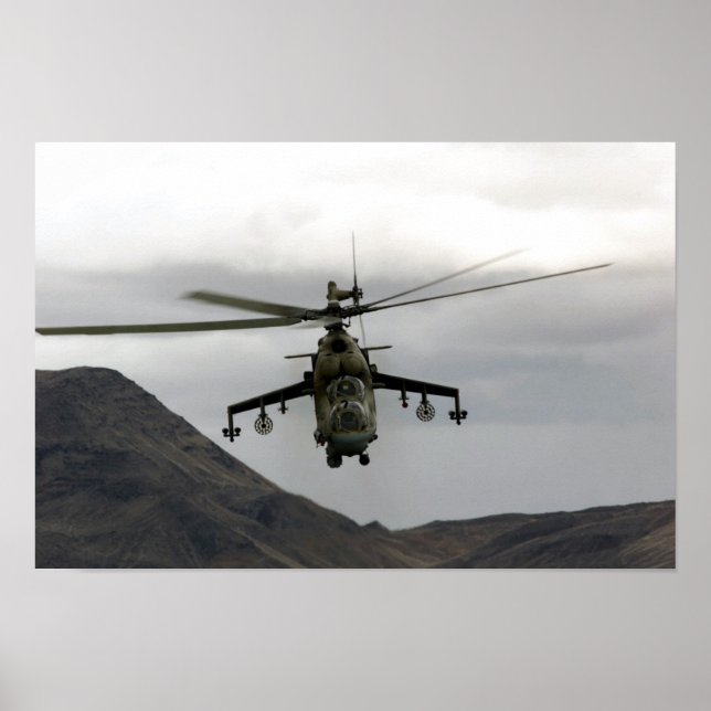 Hind Helicopter Poster (Framsidan)
