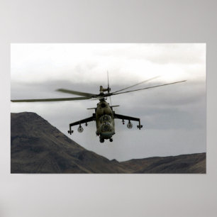 Hind helikopter poster