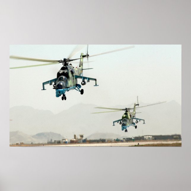 Hind Mi-24's Poster (Framsidan)