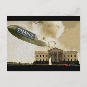 Hindenburg ÄNDRINGSvykort Vykort