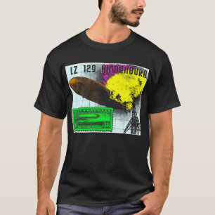 Hindenburg bränning t shirt