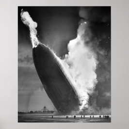 Hindenburg-katastrofen poster 16" x 20".
