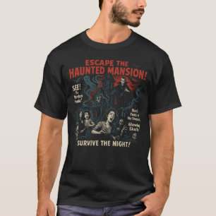 Hindlande mansion Escape Movie Poster Halloween T Shirt