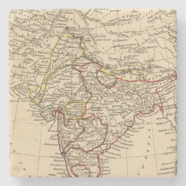 Hindoostan 2 underlägg sten (Framsidan)