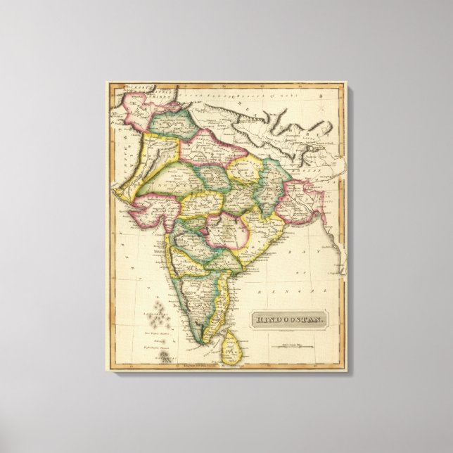 Hindoostan 3 canvastryck (Framsida)