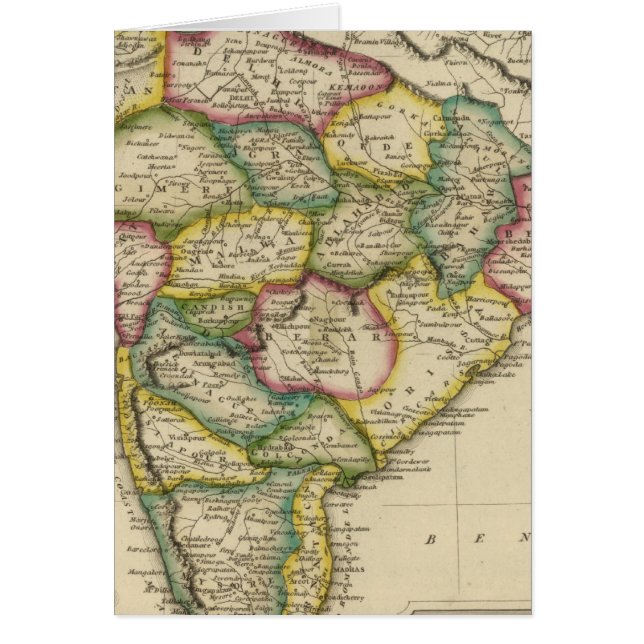 Hindoostan 3 hälsningskort (Framsidan)