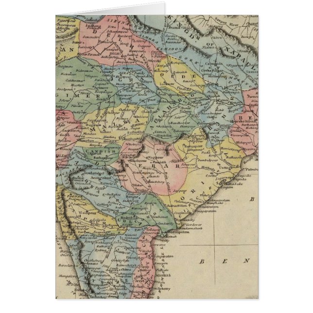 Hindoostan 5 hälsningskort (Framsidan)