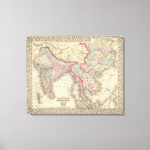 Hindoostan mer ytterligare Indien, china, Tibet 2 Canvastryck