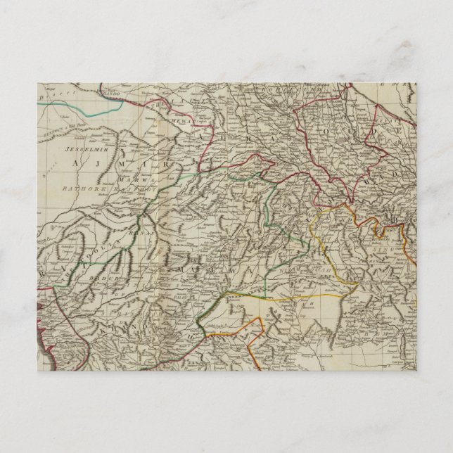 Hindoostan norr vykort (Framsida)