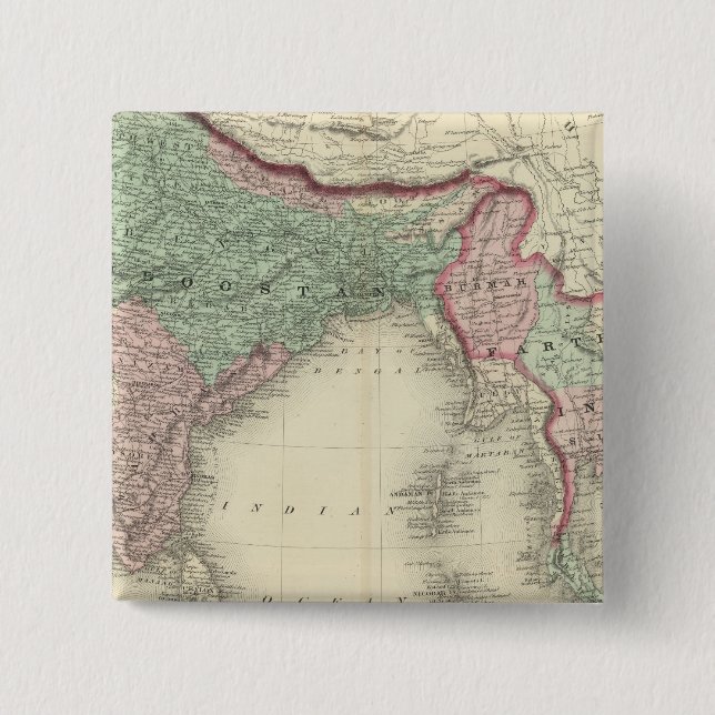 Hindoostan och Farther India Knapp (Framsida)