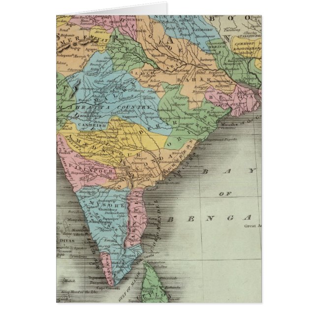 Hindostan 2 hälsningskort (Framsidan)