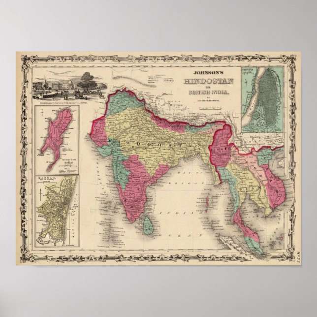 Hindostan eller British India 2 Poster (Framsidan)