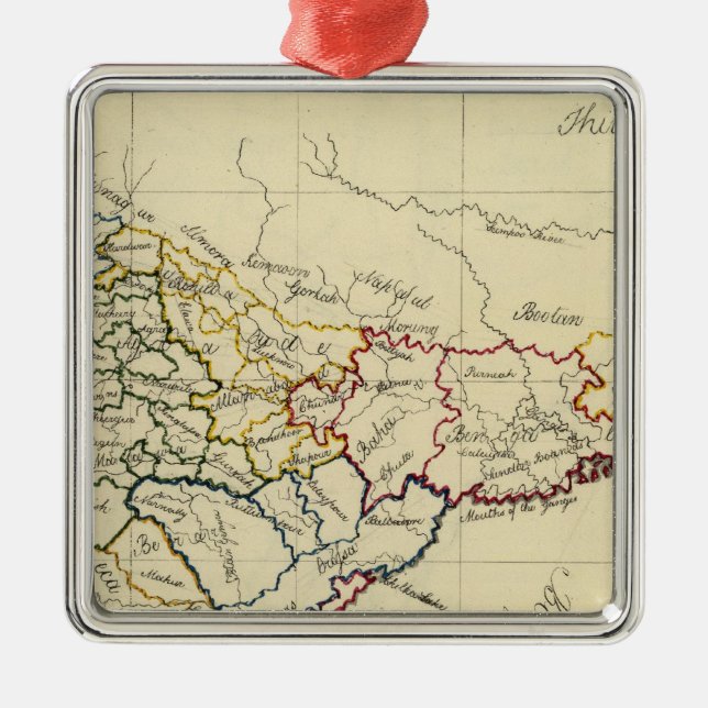 Hindostan Julgransprydnad Metall (Framsidan)