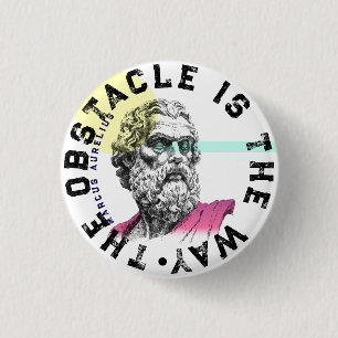 Hindren är vägen - Marcus Aurelius citat Knapp
