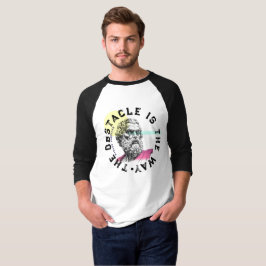 Hindren är vägen - Marcus Aurelius citat T Shirt