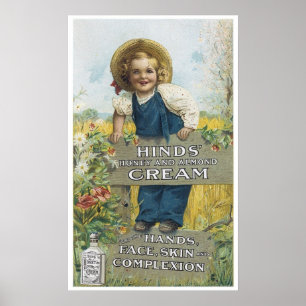 Hinds Honung och Almond Cream Poster