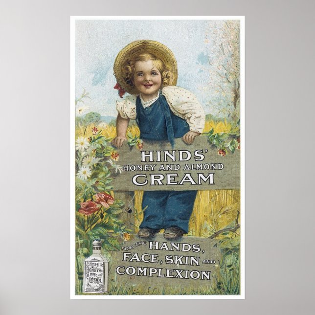 Hinds Honung och Almond Cream Poster (Framsidan)