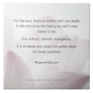 Hindu Bereavement Keepsaké Kakelplatta