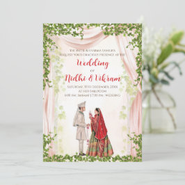 Hindu bröllopsinbjudningar & indiska bröllopskort inbjudningar