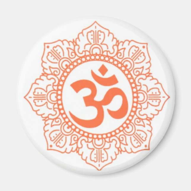 HINDU - BUDDHA SYMBOLS OM,OHM MAGNET (Framsidan)