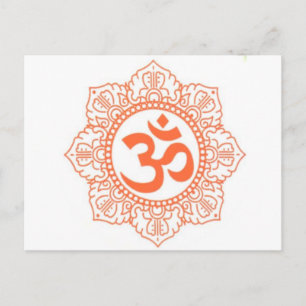 HINDU - BUDDHA SYMBOLS OM,OHM VYKORT
