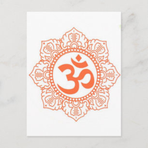 HINDU - BUDDHA SYMBOLS OM,OHM VYKORT