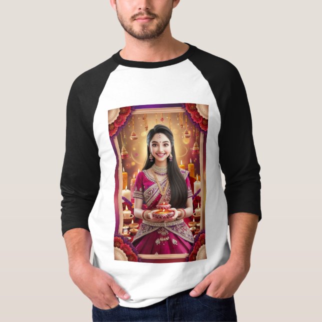 Hindu Festival T Shirt (Framsida)