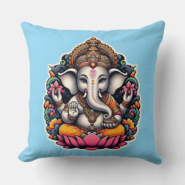 Hindu God Ganesh / Ganesha Pillow Kudde