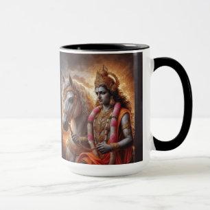 Hindu God med Horse - Mugg