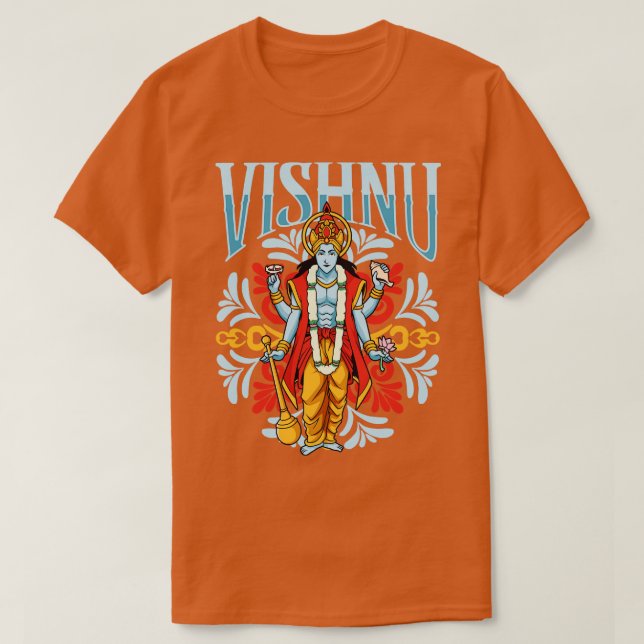 Hindu God Vishnu 1 T Shirt (Design framsida)