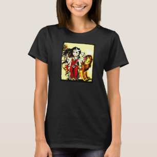 Hindu Goddess Durga Jai Mata Di Innocent Durga Maa T Shirt