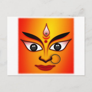 Hindu Goddess Durga Vykort