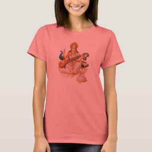 Hindu Goddess Saraswati, t-shirt design