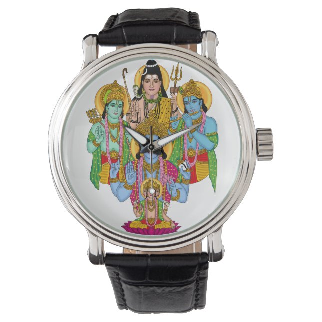 Hindu Gods Clock Armbandsur (Framsida)