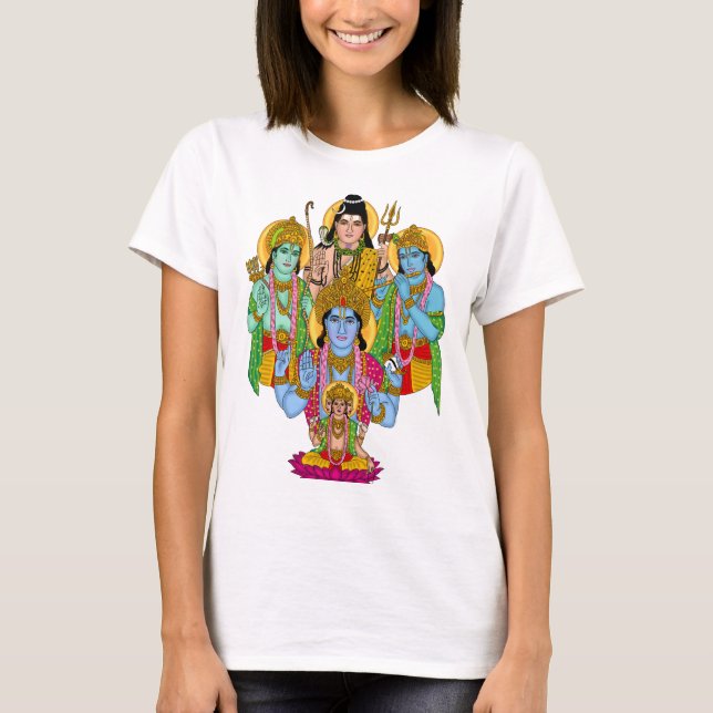 Hindu Gods T-Shirt (Framsida)