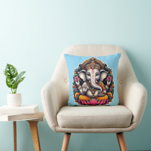 Hindu Gud Ganesh/Ganesha/Ganpati Dekorativ kudde
